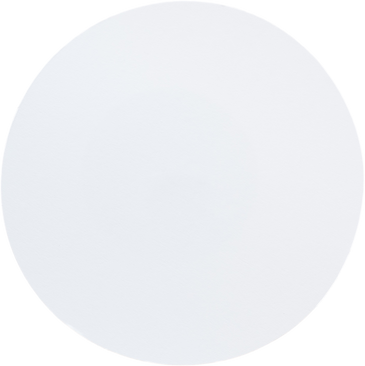 Cut Out Photo of a White Blank Circle Paper