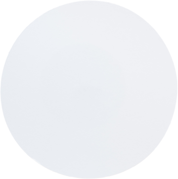 Cut Out Photo of a White Blank Circle Paper